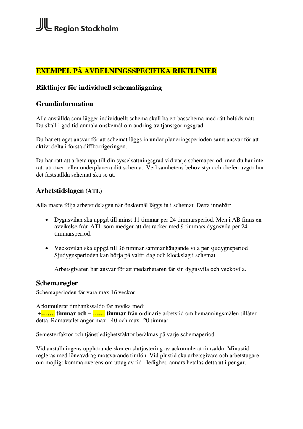 förslag på 6 veckors schema natt