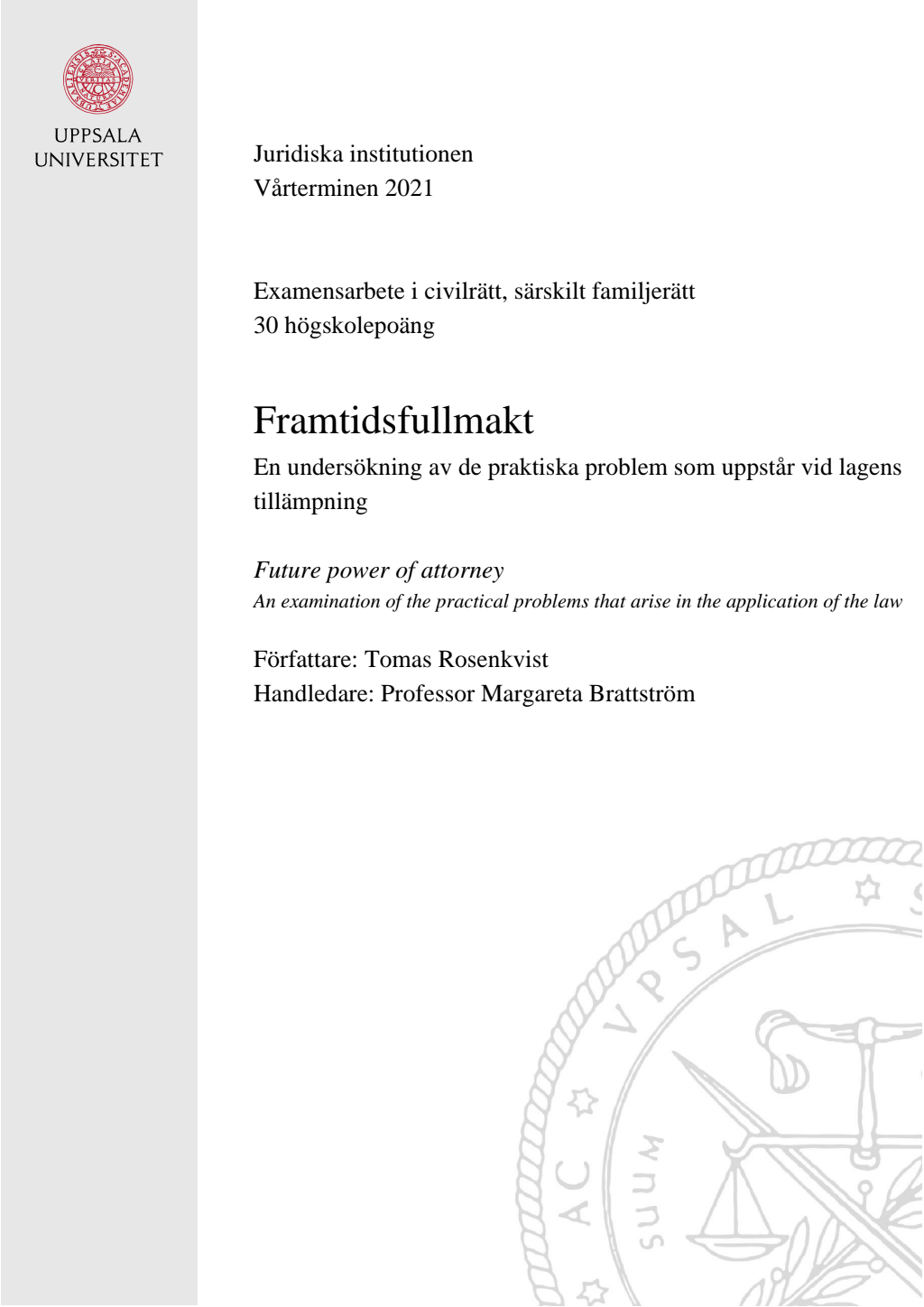 framtidsfullmakt mall handelsbanken