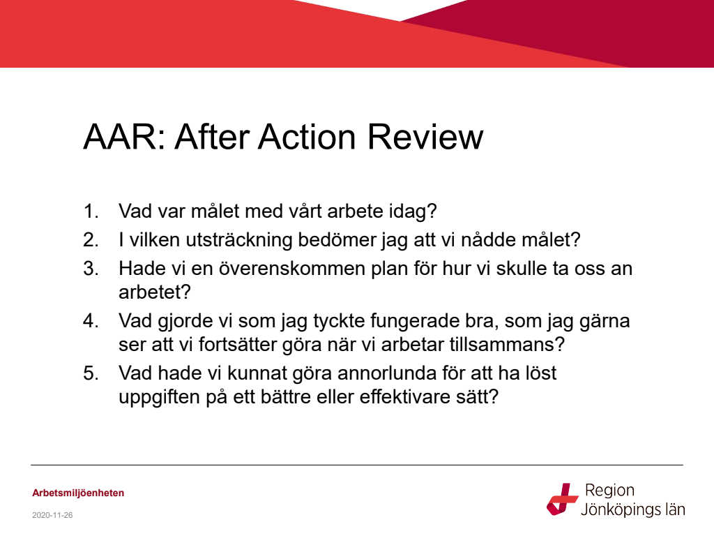 Vad är AAR