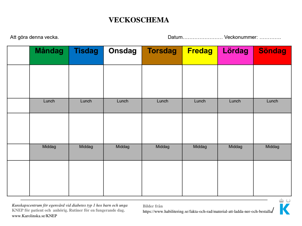 veckoschema mall pdf