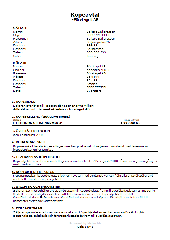  verl telse Av Vapen Blankett Guide F r K p Och F rs ljning CDC AB